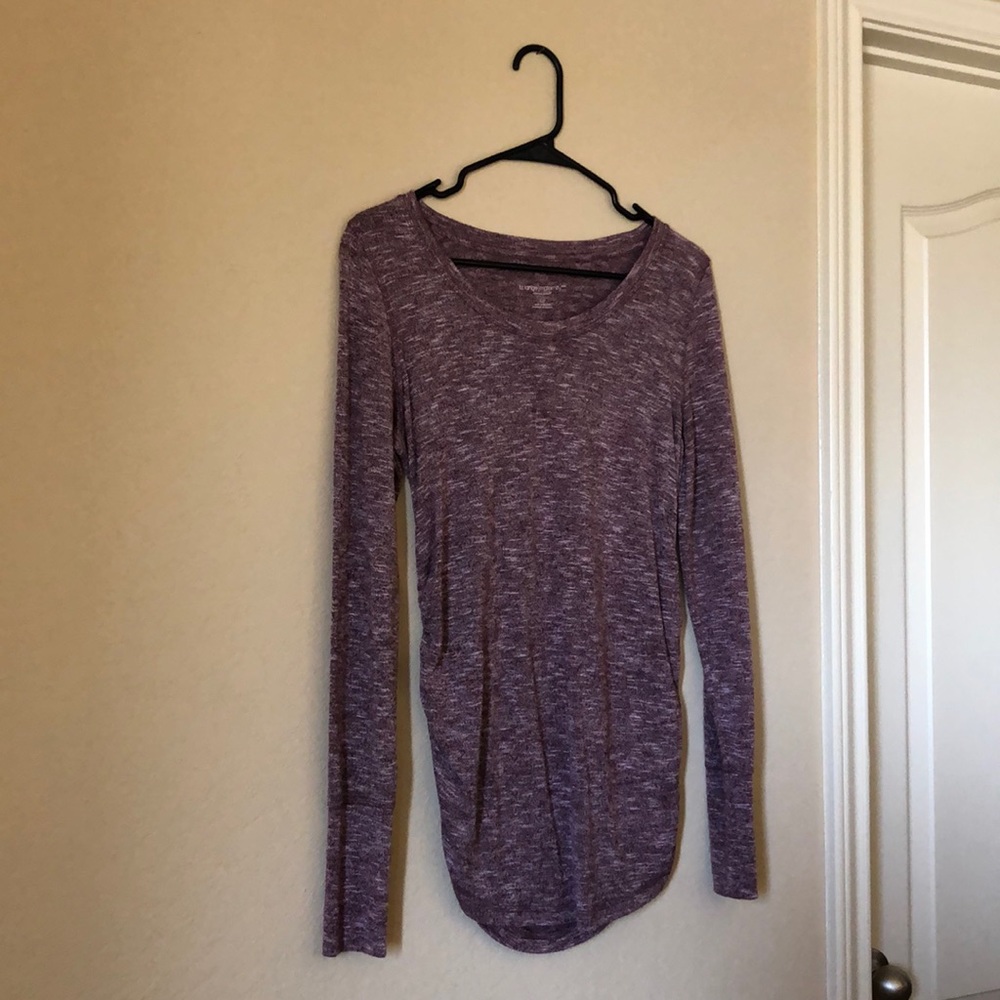 Long sleeve *maternity* shirt